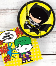 Batman vs Joker Cartoon Party Supplies | Balloons | Decorations | Packs